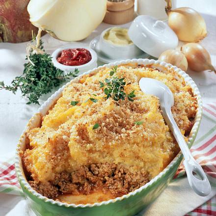 Steckrüben-Hack-Auflauf Rezept Steckrüben-Hack-Auflauf Rezept