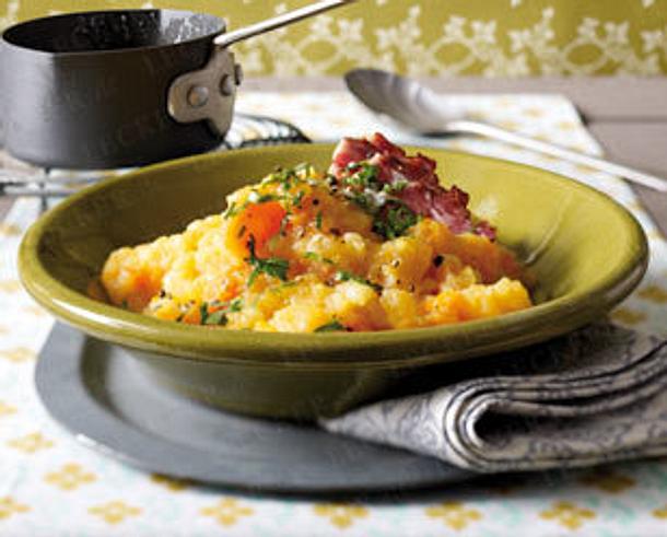 Steckrübenmus mit Speck Rezept Steckrübenmus mit Speck Rezept