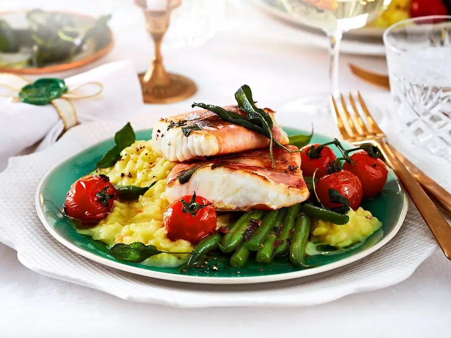 Steinbutt Saltimbocca Rezept | LECKER Steinbutt Saltimbocca Rezept | LECKER