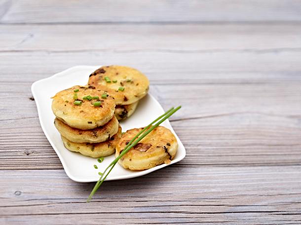 Steinpilz-Kartoffelplätzchen Rezept