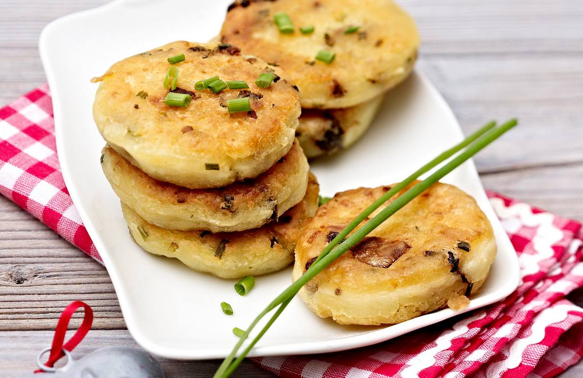 Steinpilz-Kartoffelplätzchen Rezept