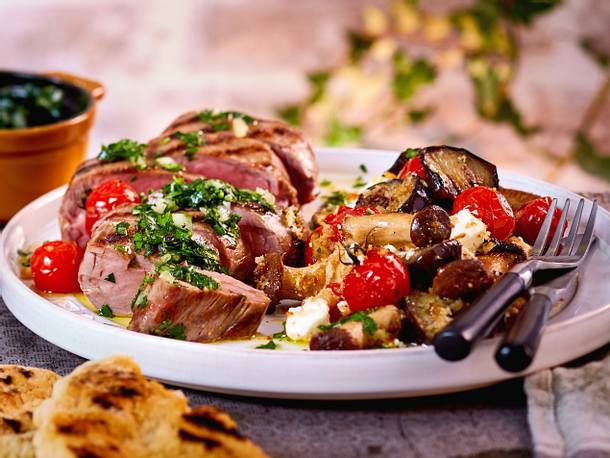 Steintinisches Schweinefilet vom Feuerrost Rezept Steintinisches Schweinefilet vom Feuerrost Rezept