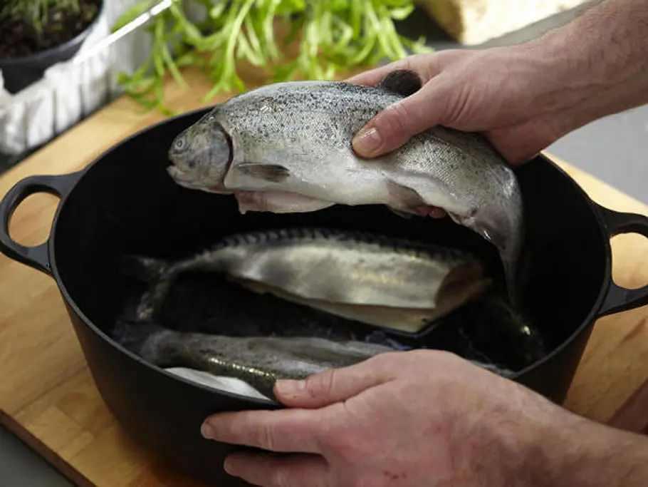 Fisch räuchern - Schritt 1:
