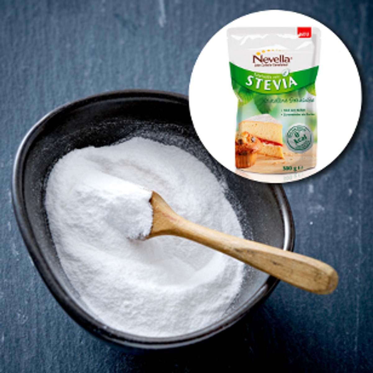Backen mit Stevia: Streusüße erleichtert die Dosierung - stevia_streusuesse