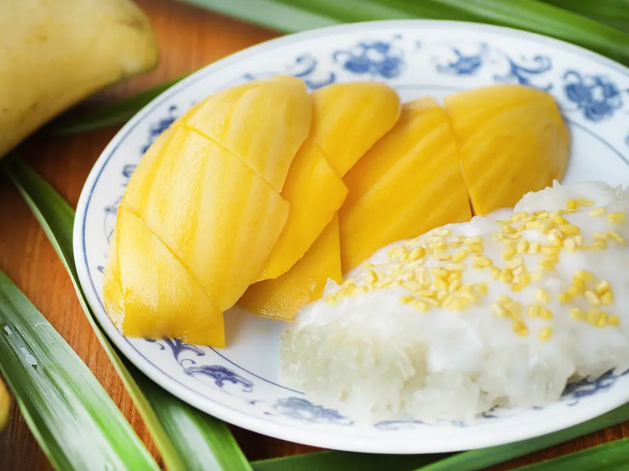 Sticky Rice mit Mango Rezept Sticky Rice with Mango
