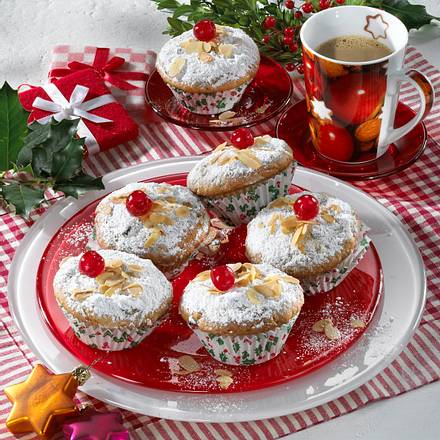 Stollen-Muffins Rezept Stollen-Muffins Rezept