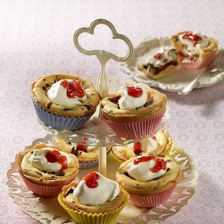 Stracciatella-Cheesecake-Muffins Rezept Stracciatella-Cheesecake-Muffins Rezept