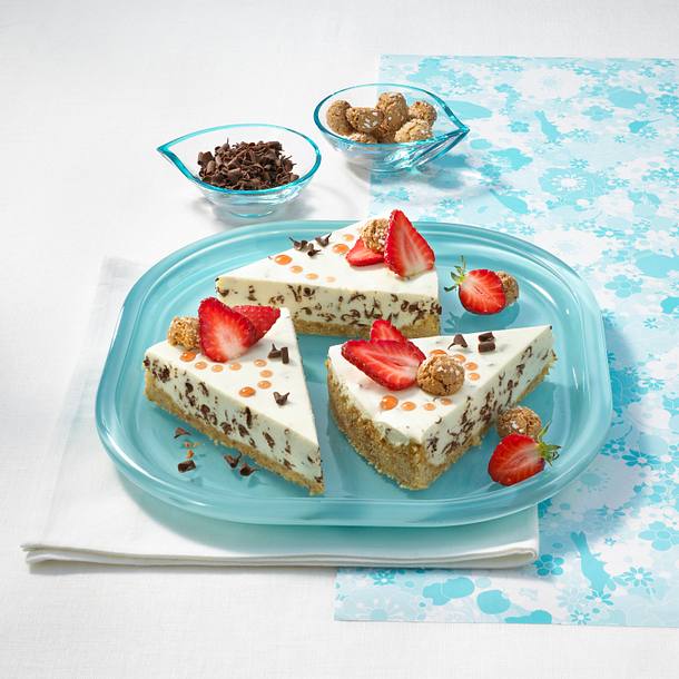 Stracciatella-Käsekuchen Rezept