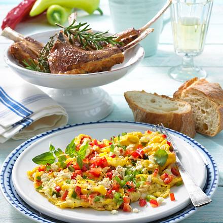 Strapazáda (Gemüserührei) Rezept