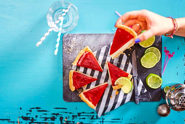 Strawberry Daiquiri Cheesecake Rezept