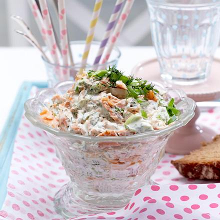 Stremellachssalat Rezept