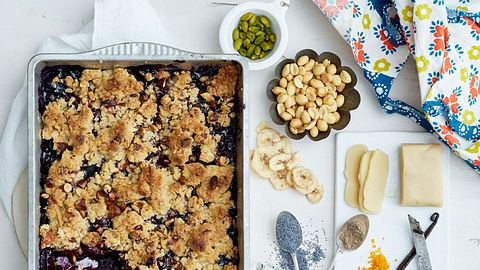 Kuchen: Pimp your Crumble: Neue Ideen für Kuchenstreusel