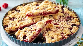 Streuselkuchen mit Himbeeren - Foto: LECKER @ Bauer Media Group