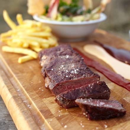 Striploins mit Caesar´s Salad Rezept Striploins mit Caesar´s Salad Rezept