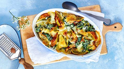Süddeutsche 5-Zutaten-Küche: Maultaschen-Auflauf Rezept - Foto: House of Food / Bauer Food Experts KG