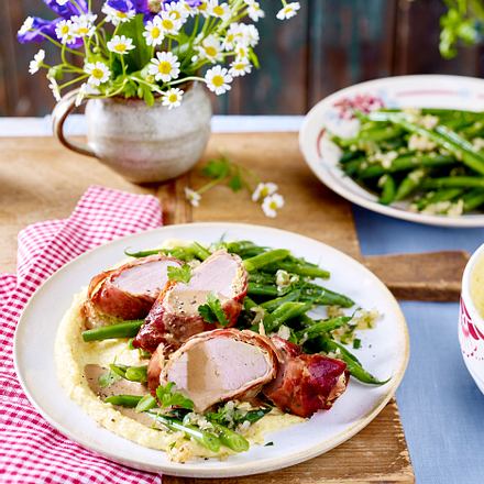 Südtiroler Schweinefilet in Grappa-Rahm Rezept