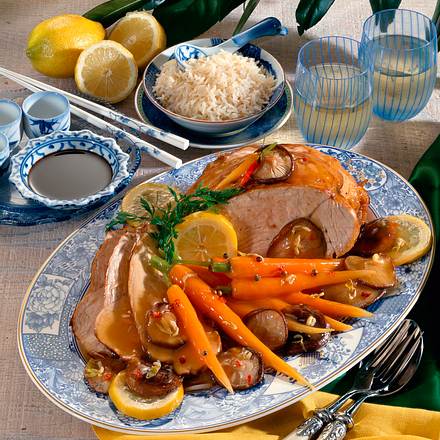 Süß-sauer eingelegte Putenbrust Rezept Süß-sauer eingelegte Putenbrust Rezept