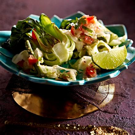 Suss Saurer Papaya Salat Mit Tamarinde Som Tam Rezept Lecker