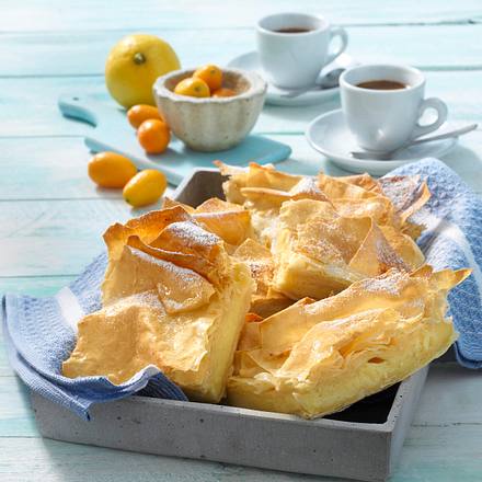 Süße Grießcreme-Schnitten Rezept