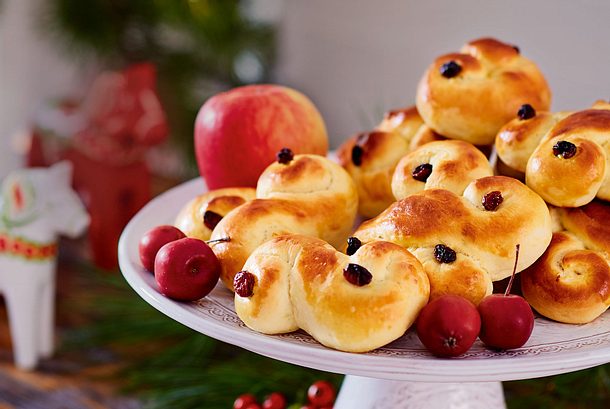 Süße Lussekatter Rezept Süße Lussekatter Rezept