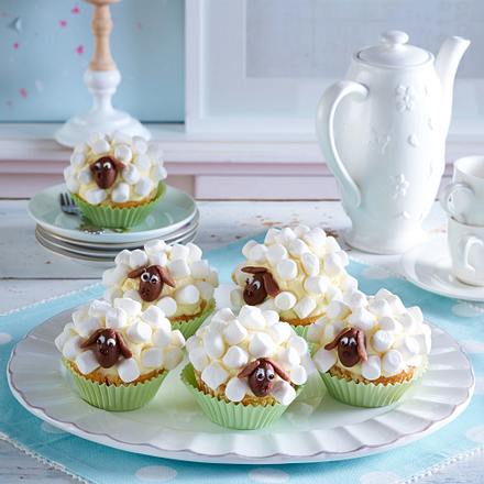 Süße Schäfchenmuffins Rezept Süße Schäfchenmuffins Rezept