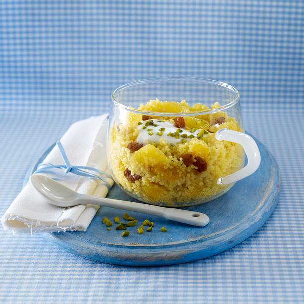Süßer Orangen-Couscous Rezept Süßer Orangen-Couscous Rezept