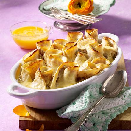 Süßer Pfannkuchen-Auflauf Rezept Süßer Pfannkuchen-Auflauf Rezept