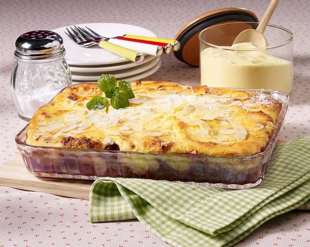 Süßer Quarkauflauf mit Kirschen Rezept Süßer Quarkauflauf mit Kirschen Rezept