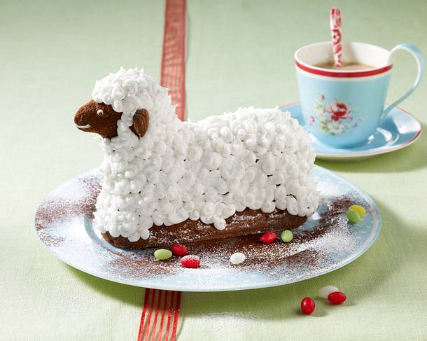 Süßes Schoko-Osterlämmchen Rezept