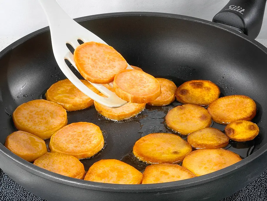 Süßkartoffeln braten