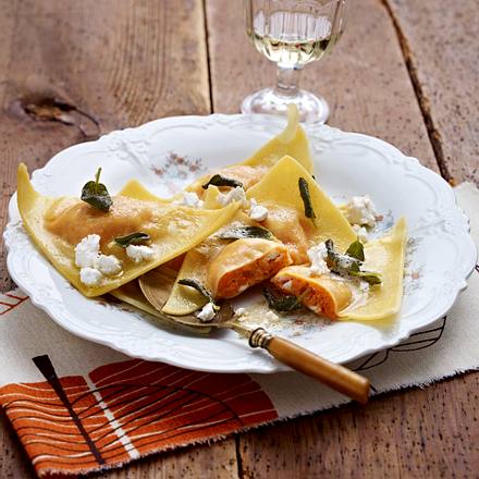 Süßkartoffel-Ravioli Rezept Süßkartoffel-Ravioli Rezept