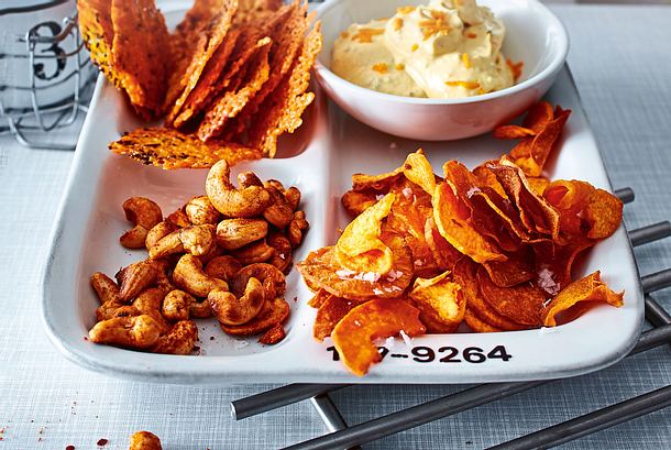 Süßkartoffelchips für einen Knusper-Coup Rezept Süßkartoffelchips für einen Knusper-Coup Rezept