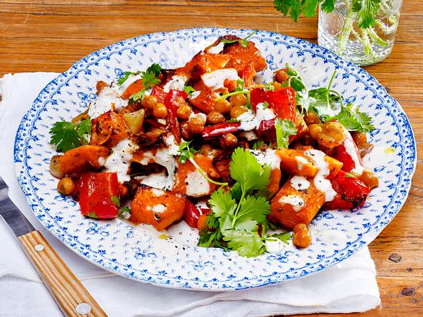 Süßkartoffelsalat "Lustiger Sultan" Rezept Süßkartoffelsalat "Lustiger Sultan" Rezept
