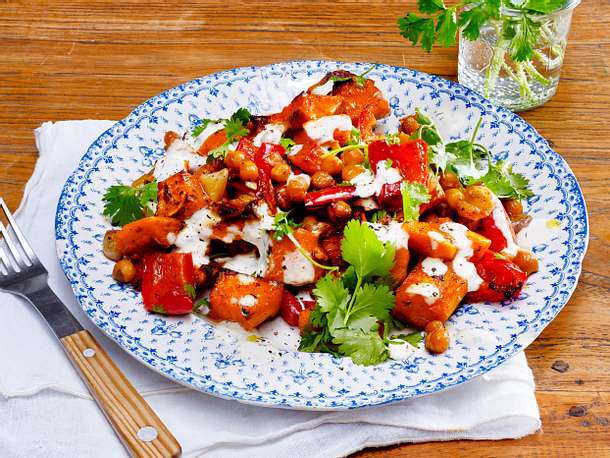 Süßkartoffelsalat "Lustiger Sultan" Rezept Süßkartoffelsalat "Lustiger Sultan" Rezept