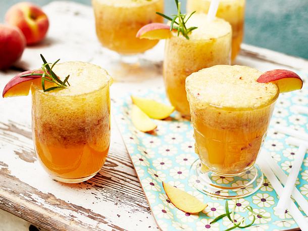 Peach-Summer-Fizz Rezept Peach-Summer-Fizz Rezept