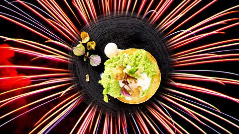 „Supersonic“-Erbsen-Blini Rezept - Foto: House of Food / Bauer Food Experts KG
