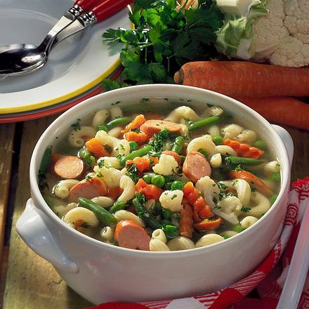 Suppe mit Sommergemüse Rezept Suppe mit Sommergemüse Rezept