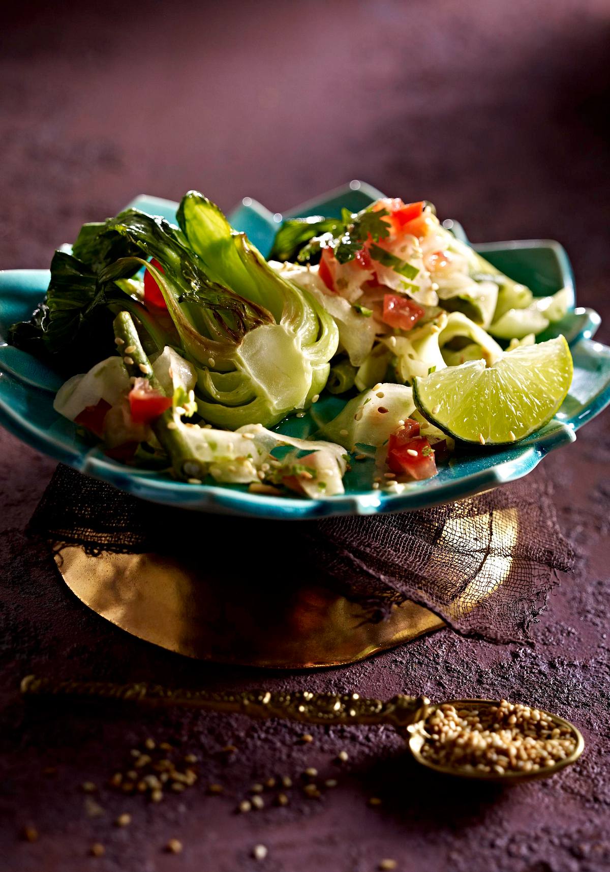 Süß-saurer Papaya-Salat mit Tamarinde (Som Tam) Rezept