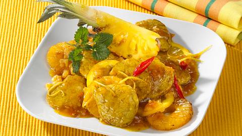 Süß-saures Schweinefilet mit Ananas Rezept - Foto: House of Food / Bauer Food Experts KG