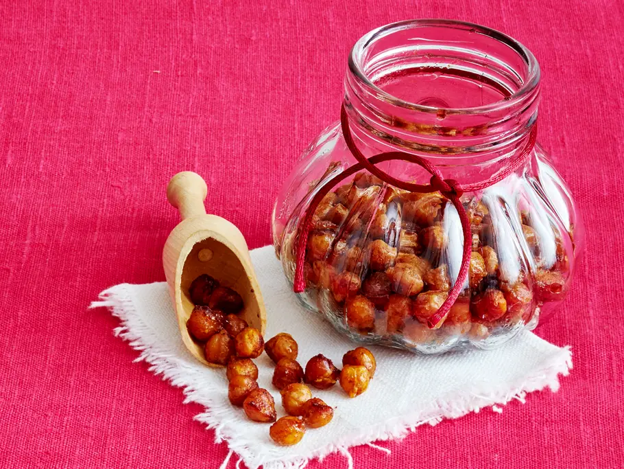 Süße Zimt-Honig-Kichererbsen Süße Zimt-Honig-Kichererbsen Rezept