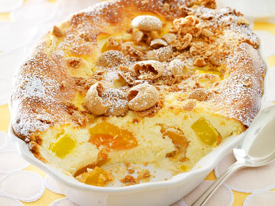 Süßer Mango-Quark-Auflauf Rezept Süßer Mango-Quark-Auflauf Rezept