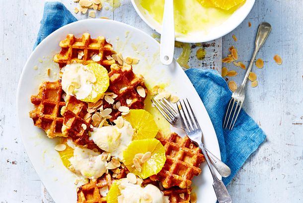 Süßes en français: Waffeln à la Suzette Rezept