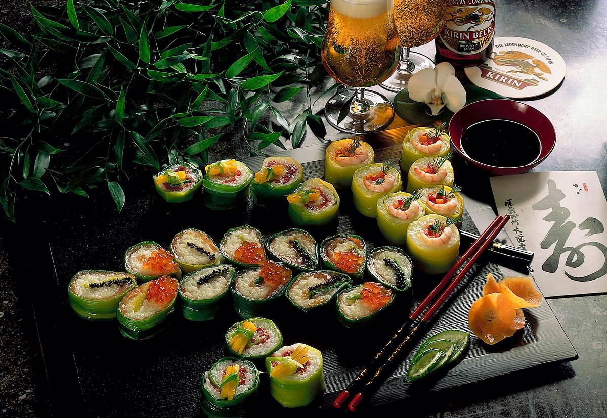 Sushi (raffinierte Reishappen) Rezept