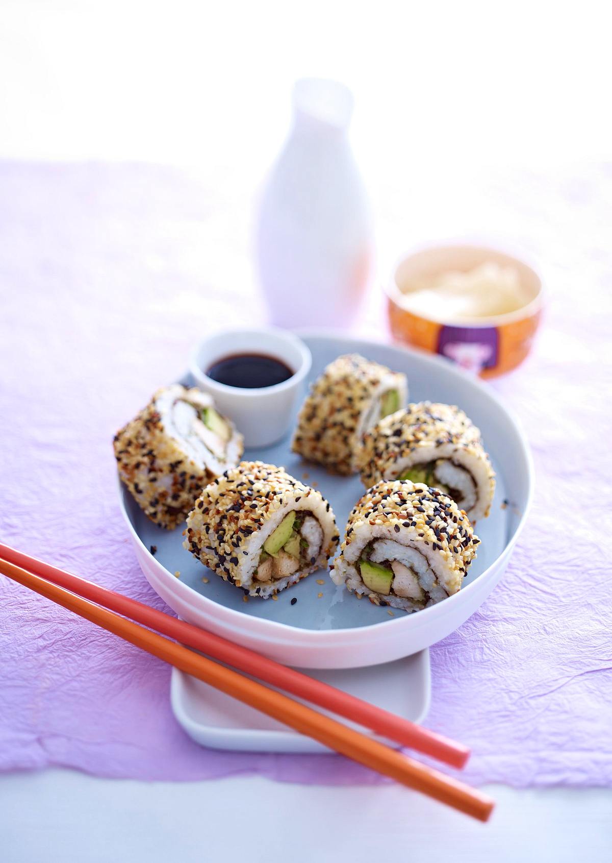 Sushi-Rolle mit Huhn (Jorge Gonzales) Rezept