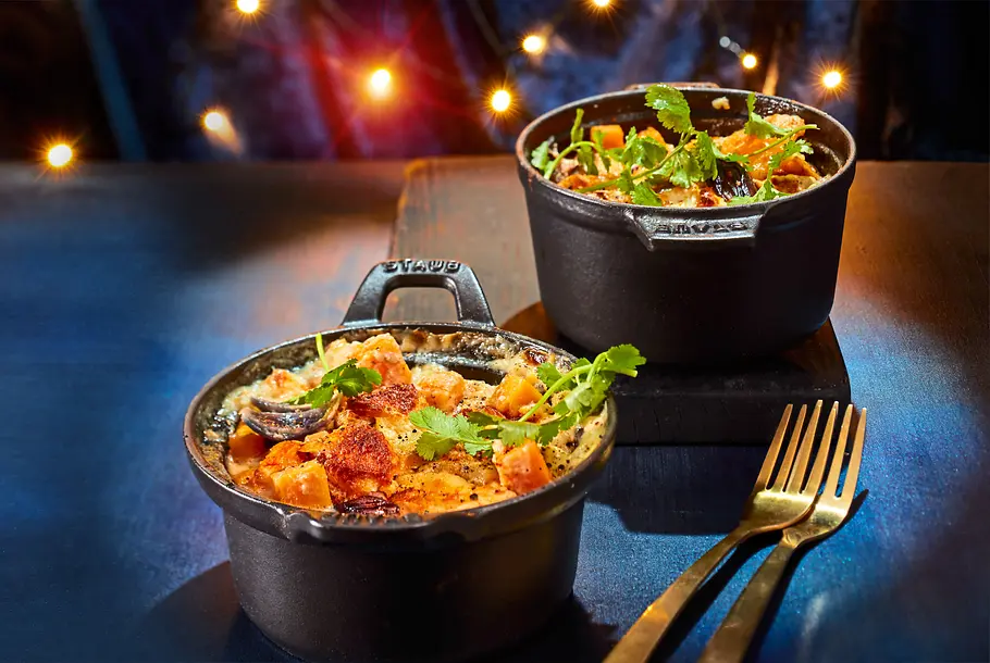 Süßkartoffelgratin „ganz grosses Kino“ Rezept Süßkartoffelgratin Ganz großes Kino Rezept