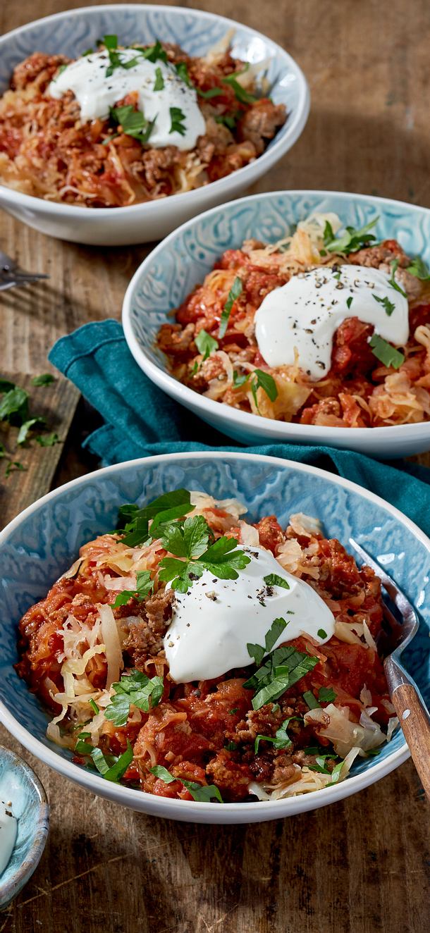 Szegediner Hackpfanne Rezept | LECKER