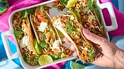 Taco-Schiffchen mit Hähnchen-Pfifferling-Fracht Rezept - Foto: House of Food / Bauer Food Experts KG