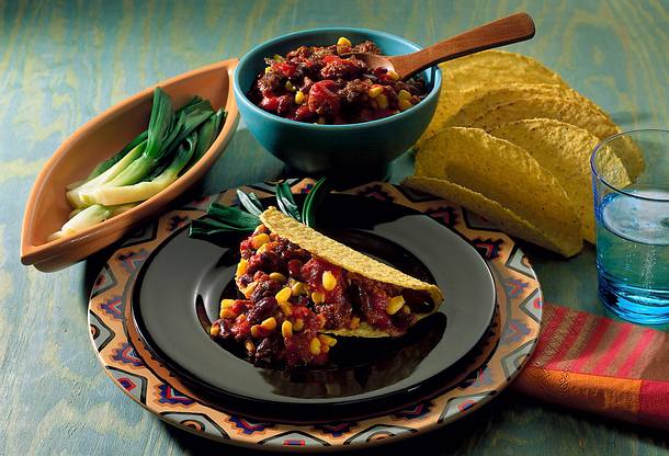 Tacos mit Hackfüllung Rezept Tacos mit Hackfüllung Rezept