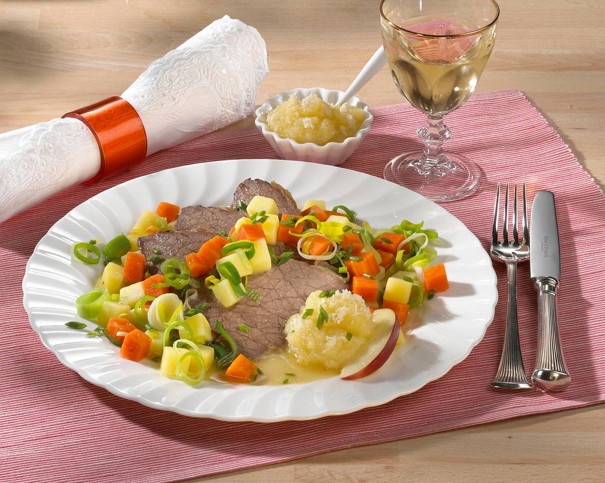 Tafelspitz mit Apfelkren Rezept