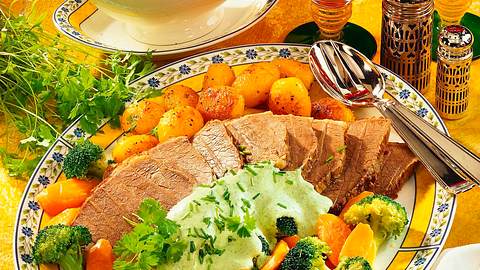 Tafelspitz mit Kräutersoße Rezept - Foto: Först, Thomas